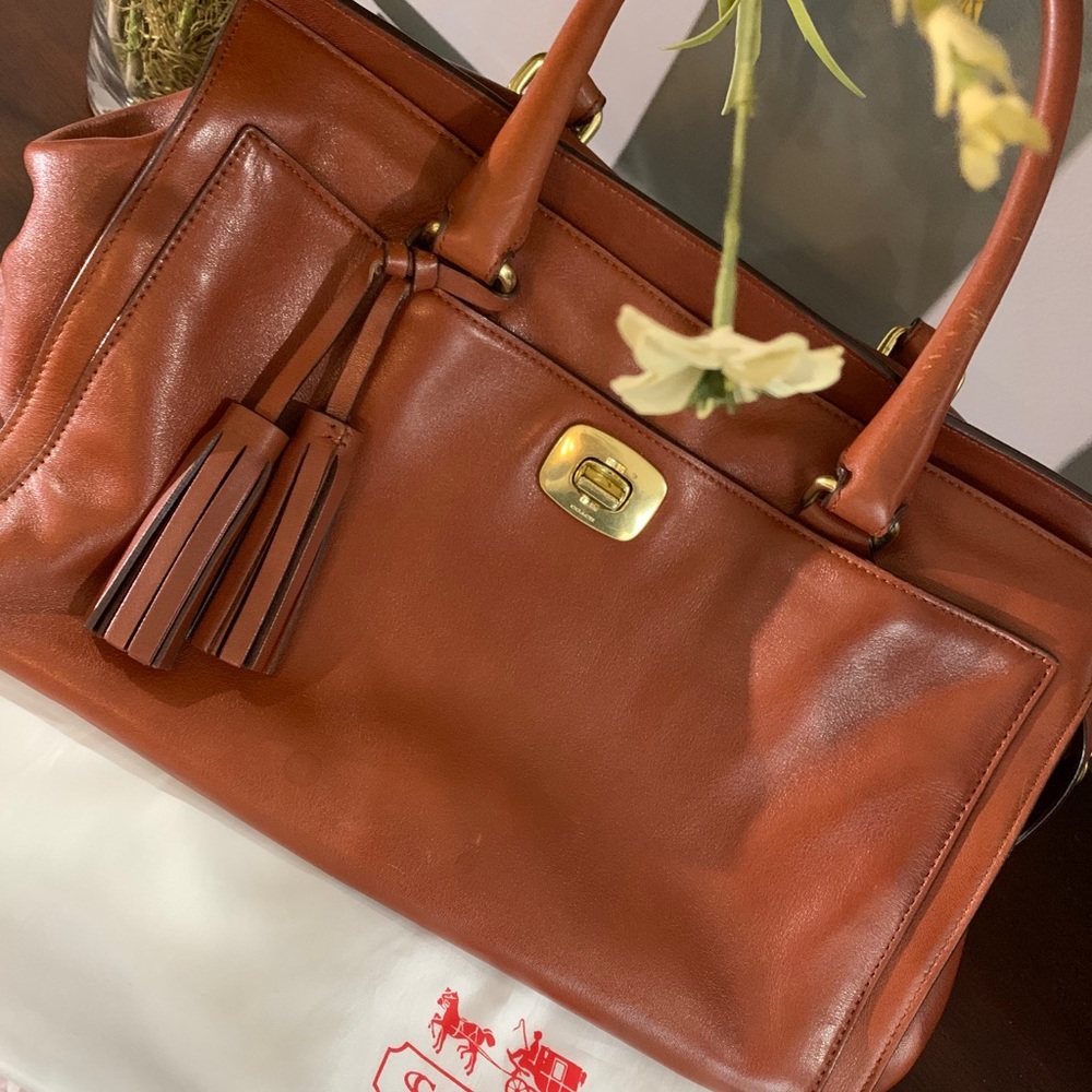 Authentic Leather Coach Purse